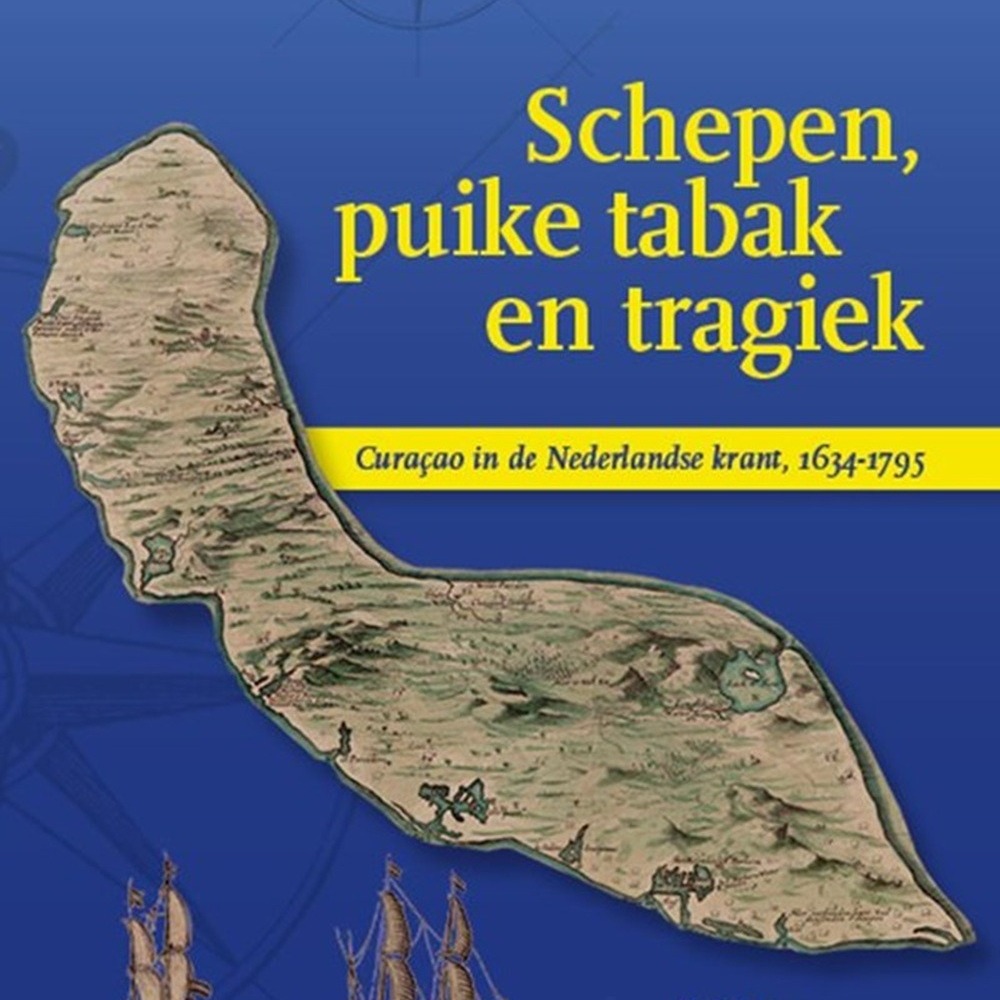 Exemplaar 'Schepen, puike tabak en tragiek' voor directeur Nationaal Archief Curaçao