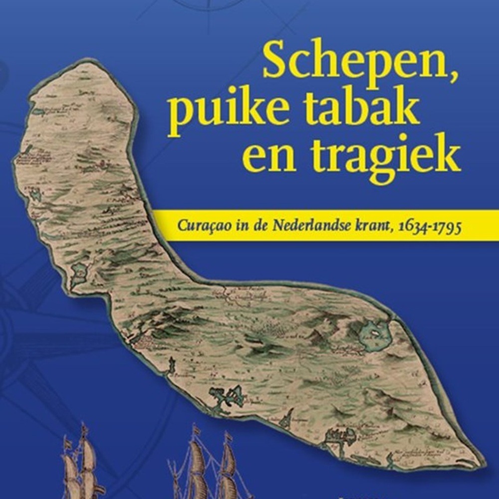 Exemplaar 'Schepen, puike tabak en tragiek' voor Gouverneur van Curaçao